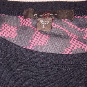 Fever Tops - Ragland with Sheer Back Fever Tops - Ragland with Sheer Back